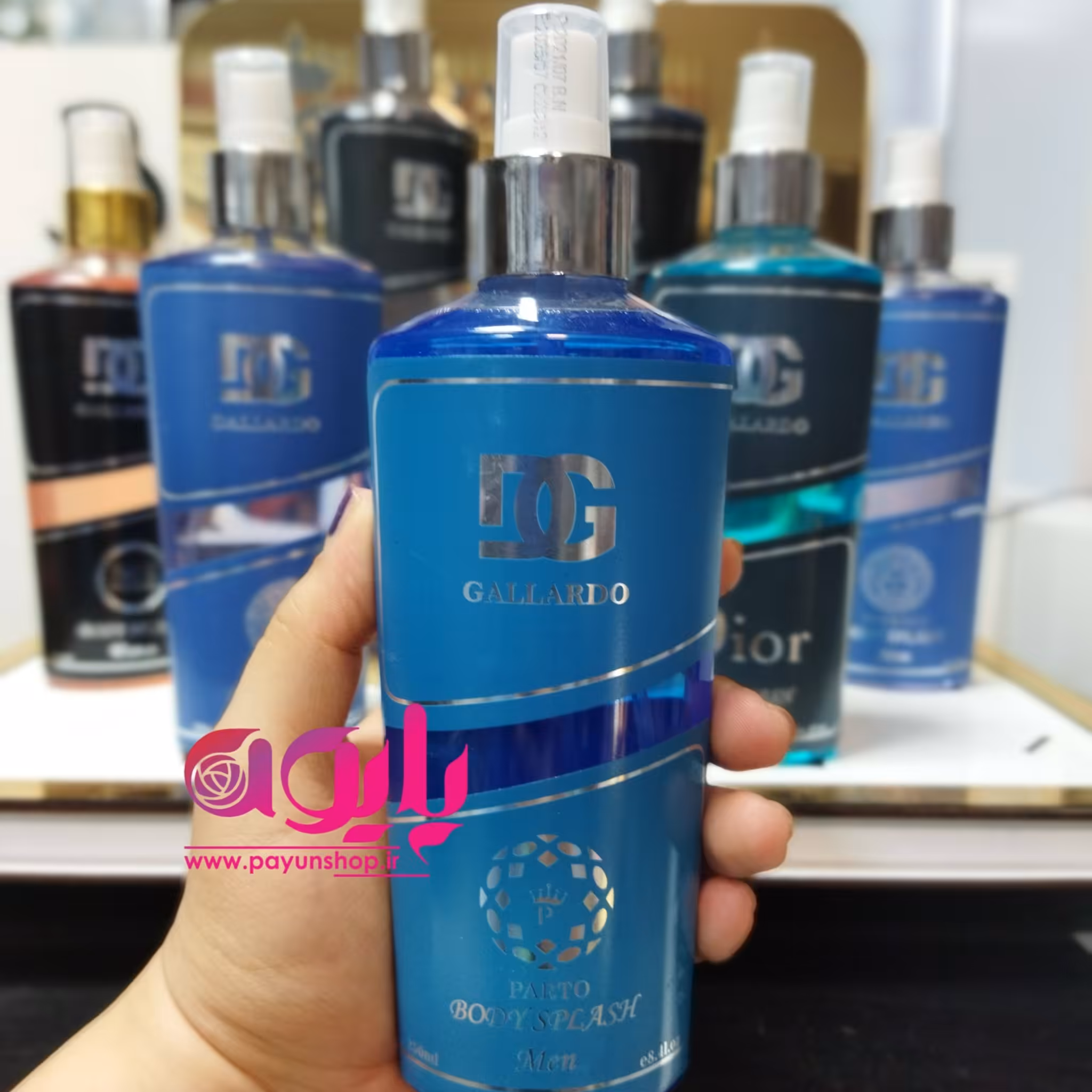 بادی اسپلش مردانه گالاردو در 6 رایحه ادکلنی