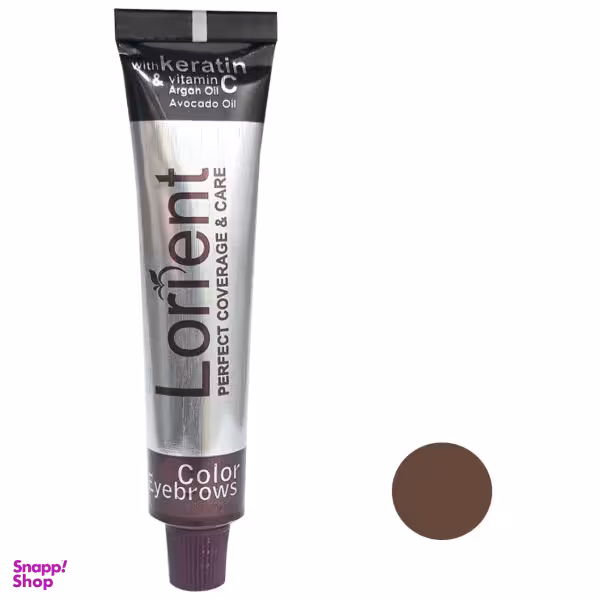 رنگ ابرو لورینت (Lorient) شماره 6 حجم 15 میلی‌لیتر رنگ قهوه ای روشن