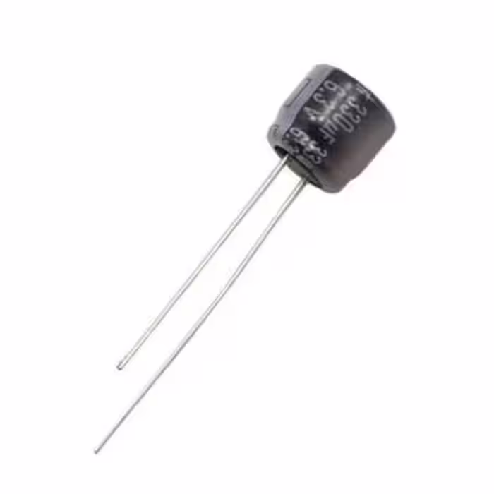 مجموعه 24 عددی خازن الکترولیتی صوتی 330uF / 6.3V مالزی مارک PANASONIC سری KA