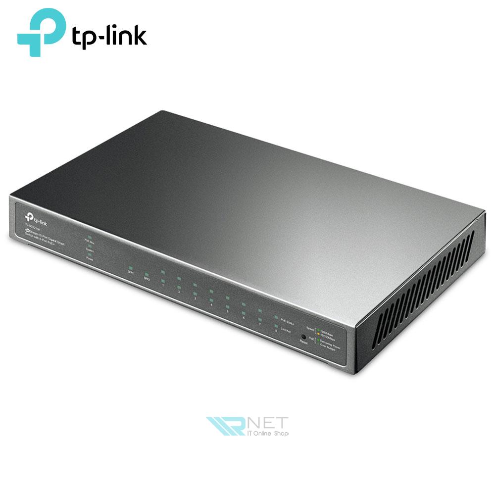 سوئیچ شبکه 10 پورت گیگابیت POE تی پی لینک مدل TL-SG2210P V320