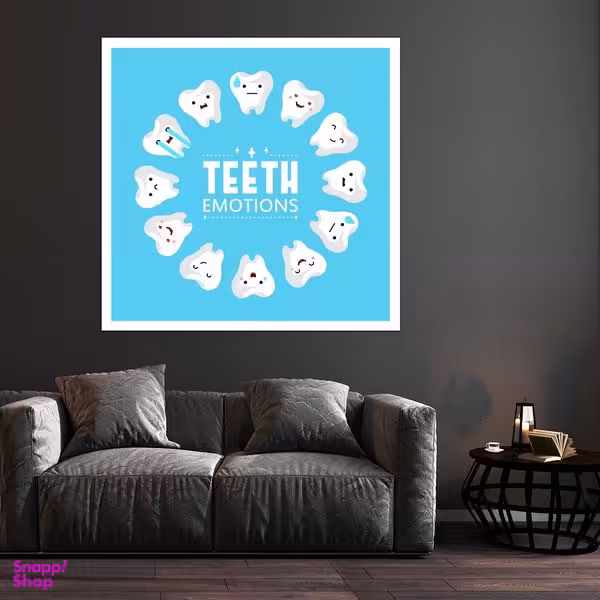 تابلو بکلیت طرح بهداشت دندان مدل قاب شاسی W-S10126