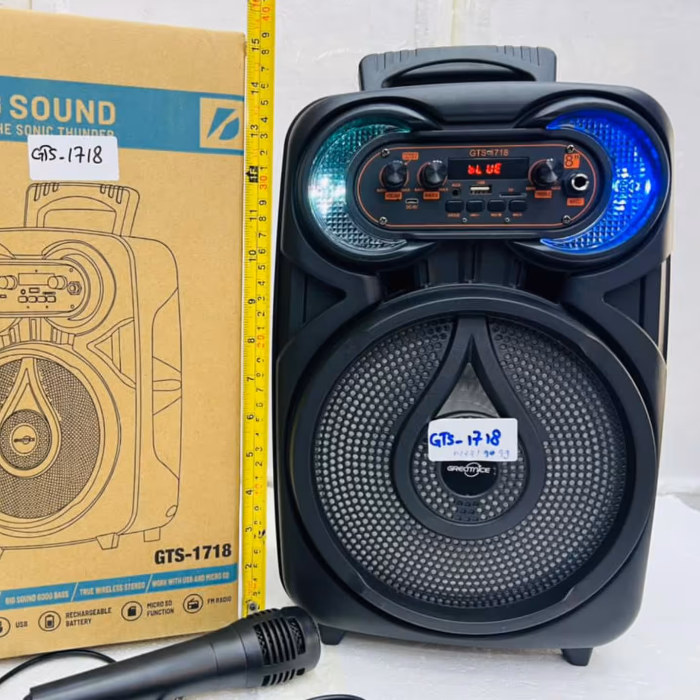 اسپیکر بلوتوثی شارژری مدل GTS-1718