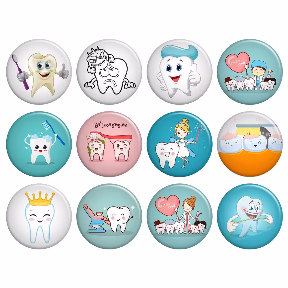 پیکسل سوزنی دندان برای دندونی 12 عددی  کد  52