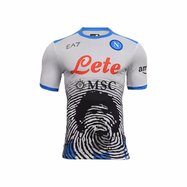 لباس سفید ناپولی طرح مارادونا 2022 | نسخه پلیری