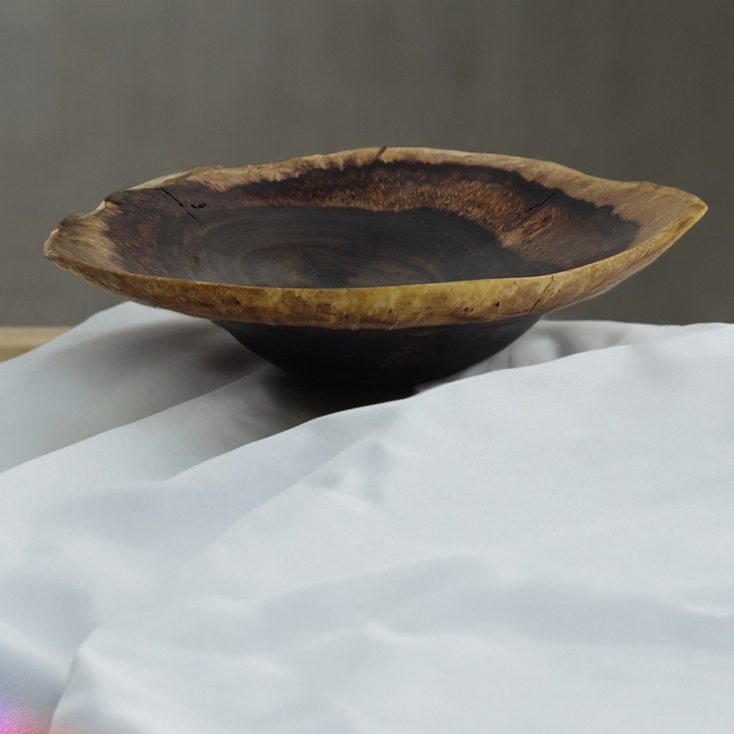 کاسه چوبی روستیک دست ساز مناسب برای شکلات خوری میوه خوری اردو خوردی و آجیل خوری