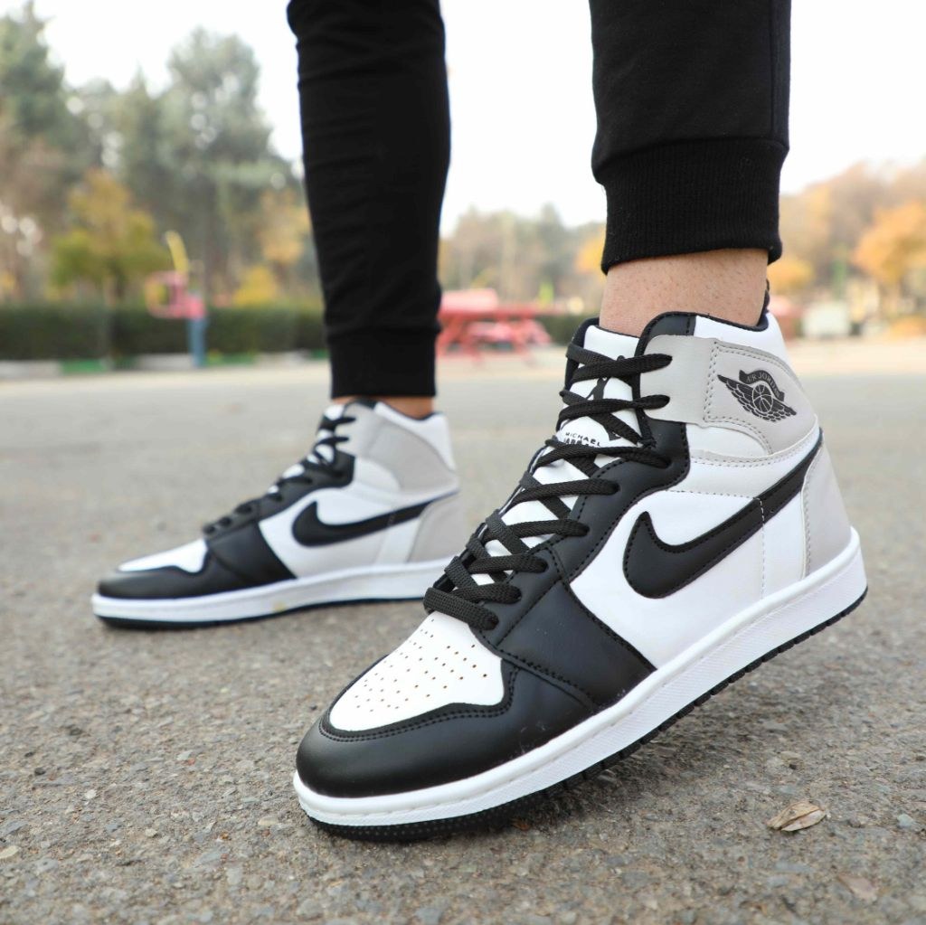 کتانی مردانه نایک جردن NIKE اسپرت مشکی سفید