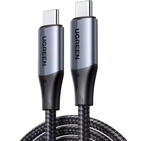 کابل شارژ و دیتا 5 آمپر USB-C 3.1 GEN2 Male یوگرین مدل US355 کد 80150