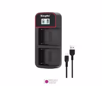 شارژر دوبل با صفحه نمایش Kingma BM058 مناسب برای باتری های NP-F / NP-FM