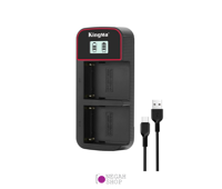 شارژر دوبل با صفحه نمایش Kingma BM058 مناسب برای باتری های NP-F / NP-FM