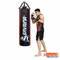 کیسه بوکس فنردار ساورینا چرم 120 سانت