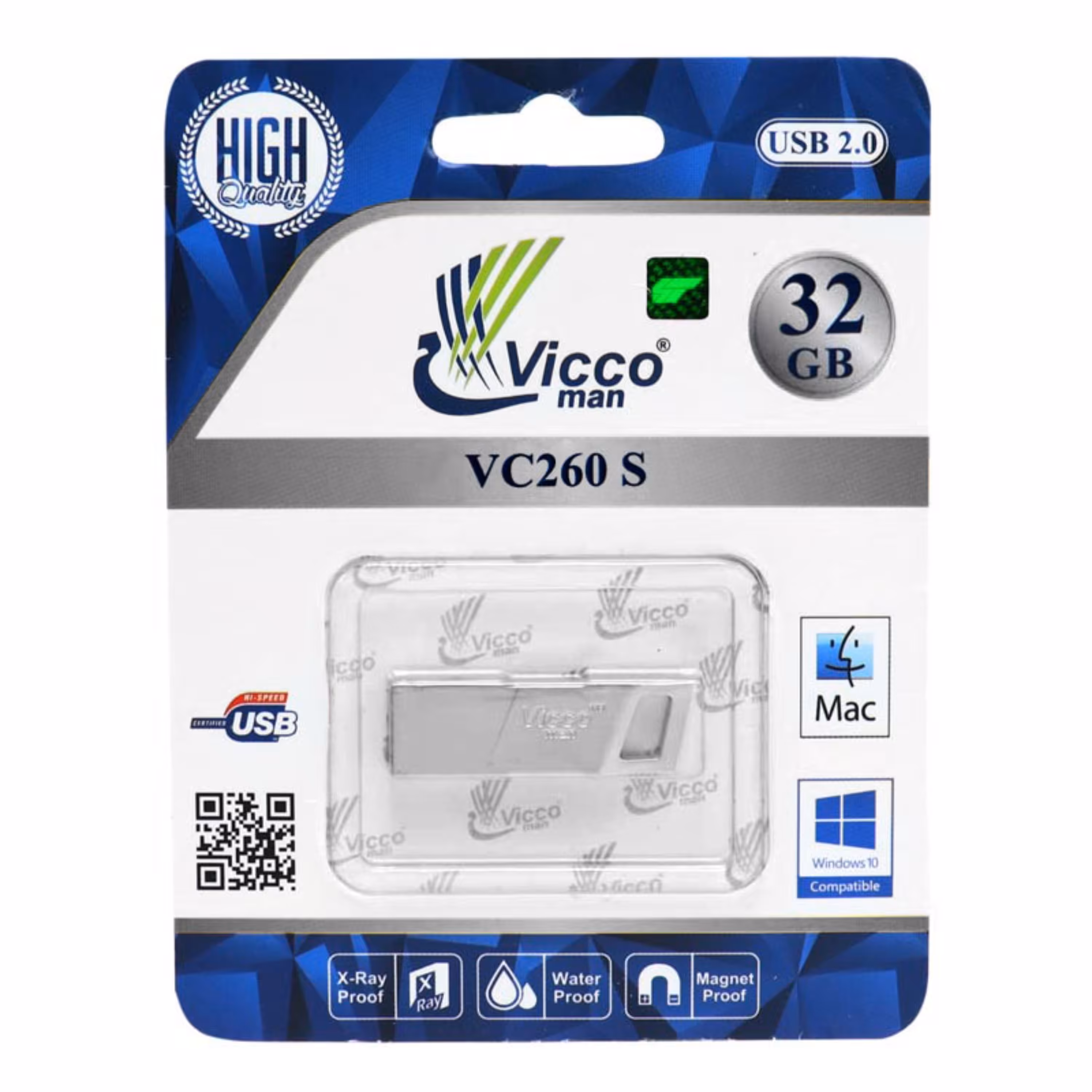 فلش مموری ویکومن مدل VC260 ظرفیت 32 گیگابایت