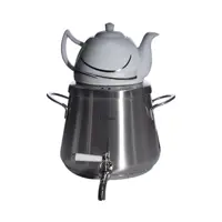 کتری و قوری شیردار یونیک دسته استیل کد 7203