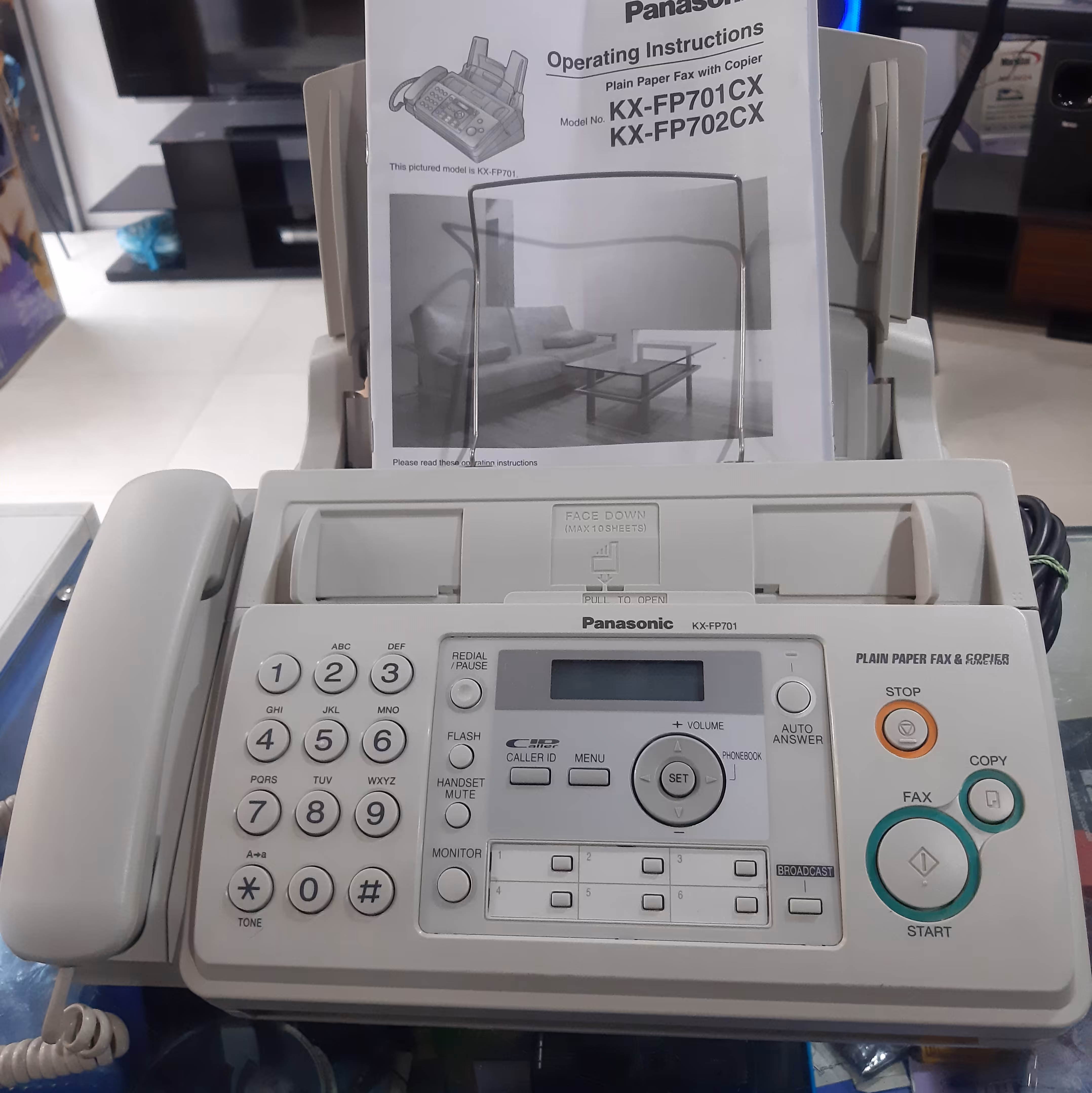 فکس پاناسونیک مدل KX-FP701CX W(Withe)