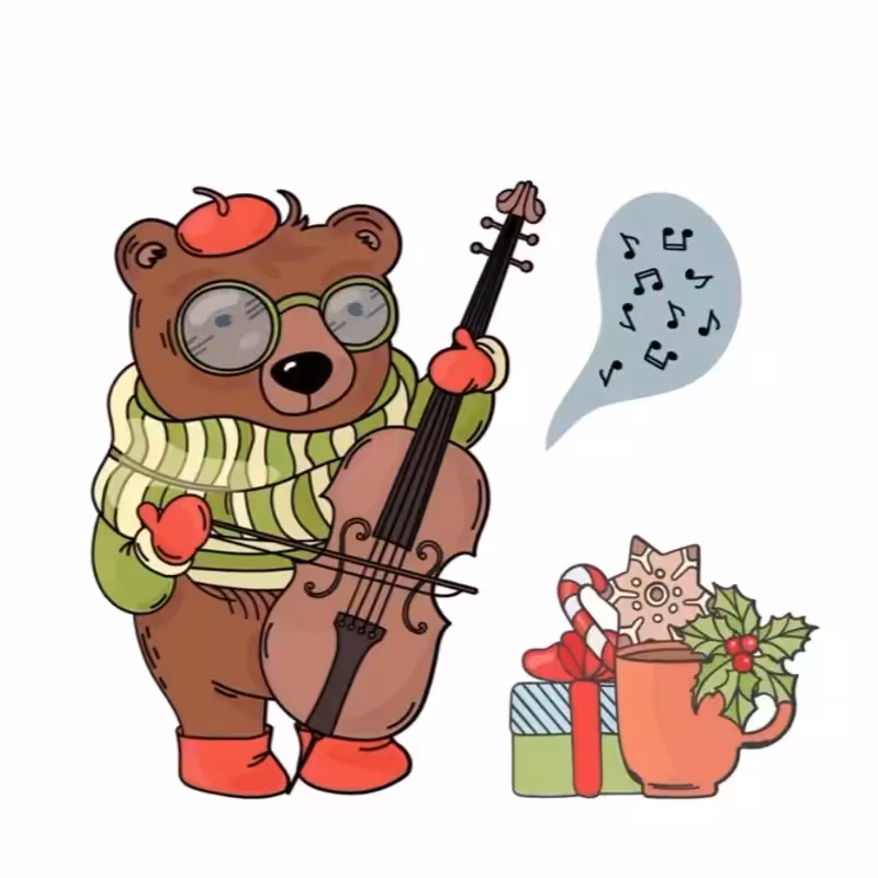 استیکردیواری چوبی