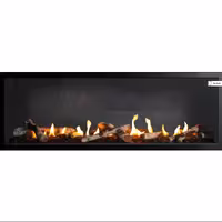 شومینه گازی دیواری بدون قاب ابعاد 116 در 41