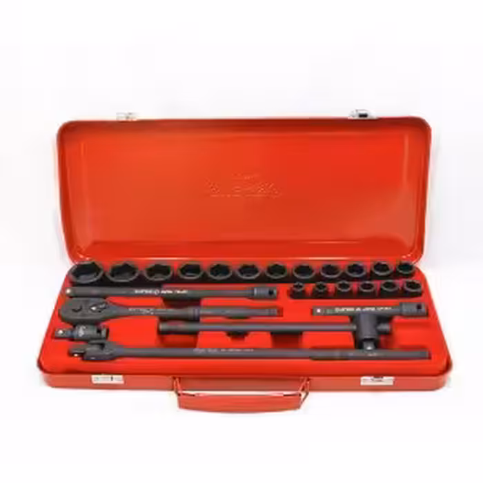 جعبه بکس 25 پارچه فشار قوی مشکی 1/2 درایو لایت مدل Light SU25-P 2009