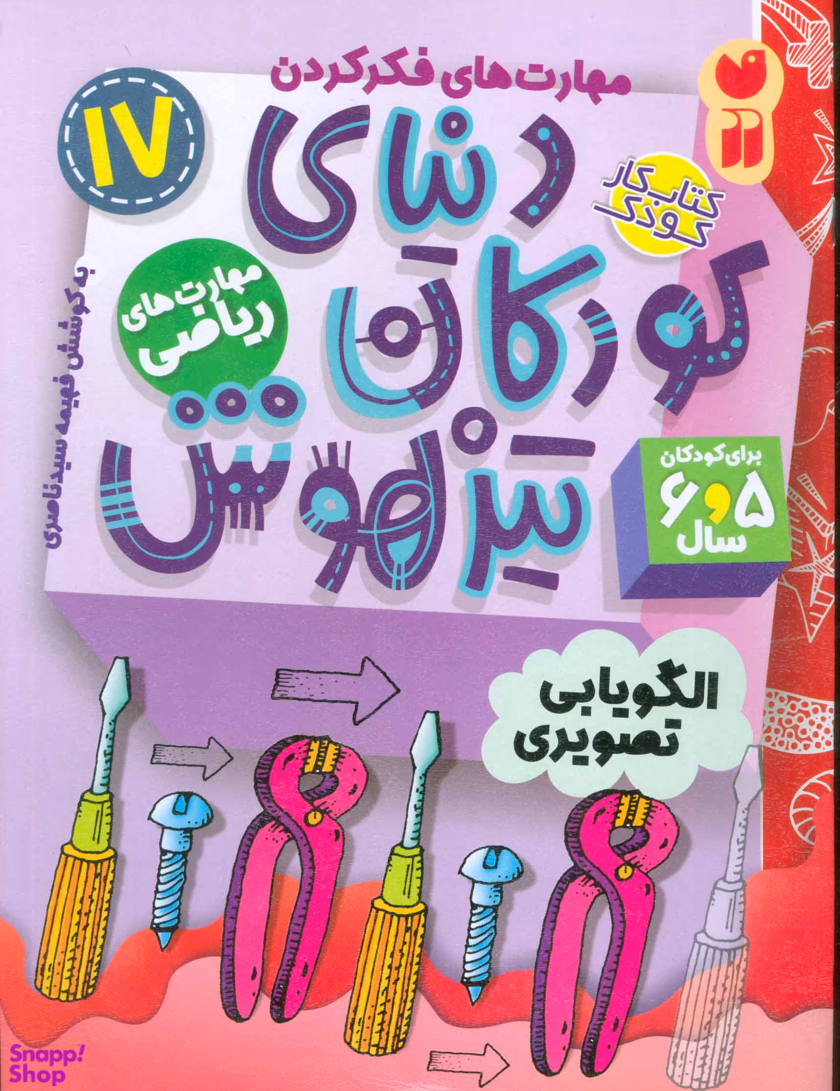 کتاب دنیای کودکان تیزهوش 17 اثر فهیمه سیدناصری انتشارات ذکر