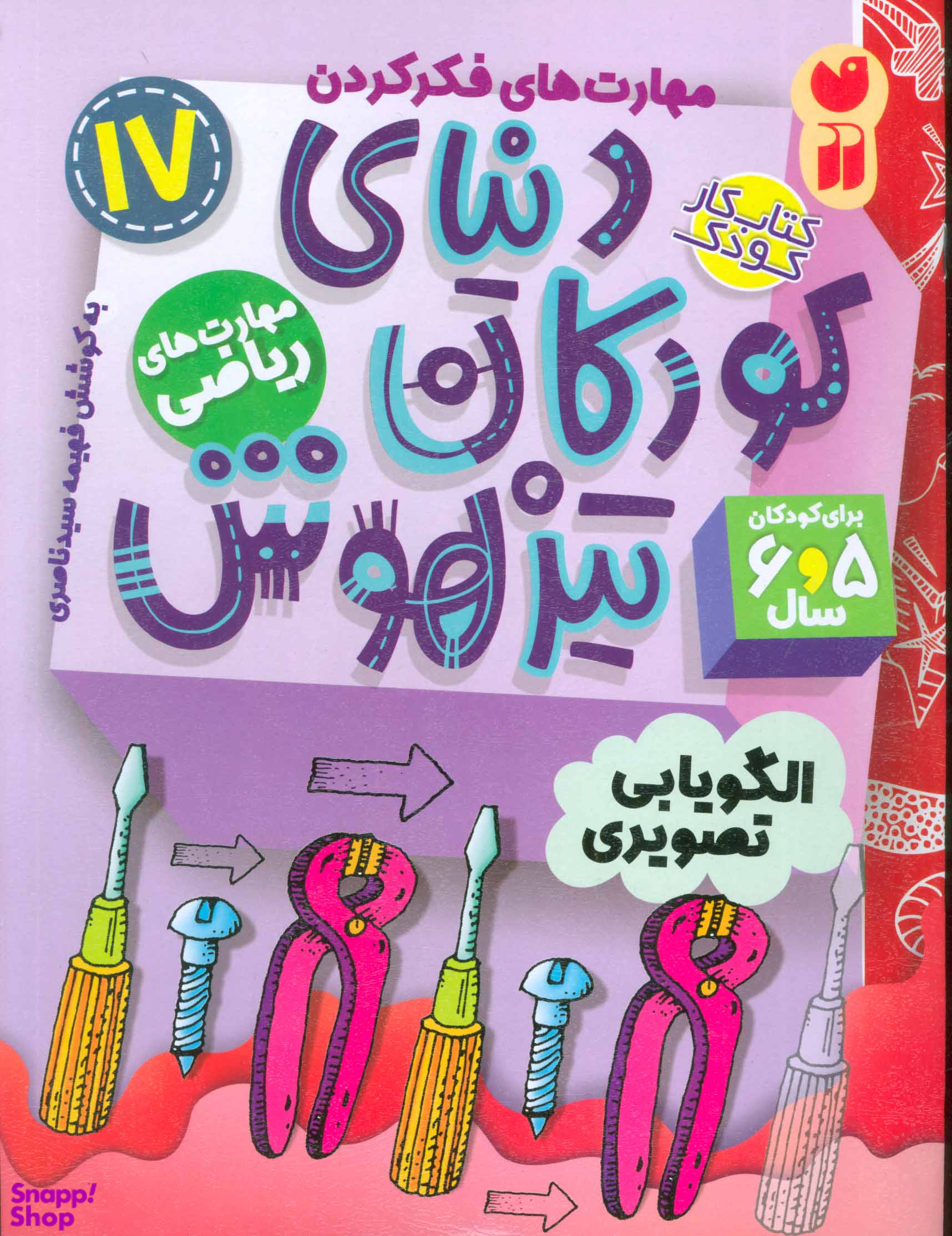 کتاب دنیای کودکان تیزهوش 17 اثر فهیمه سیدناصری انتشارات ذکر