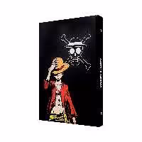 دفتر کلاسوری 100 برگ پدیده نقش مدل 26 حلقه کالکشن انیمه طرح monkey.d.luffy کد 02