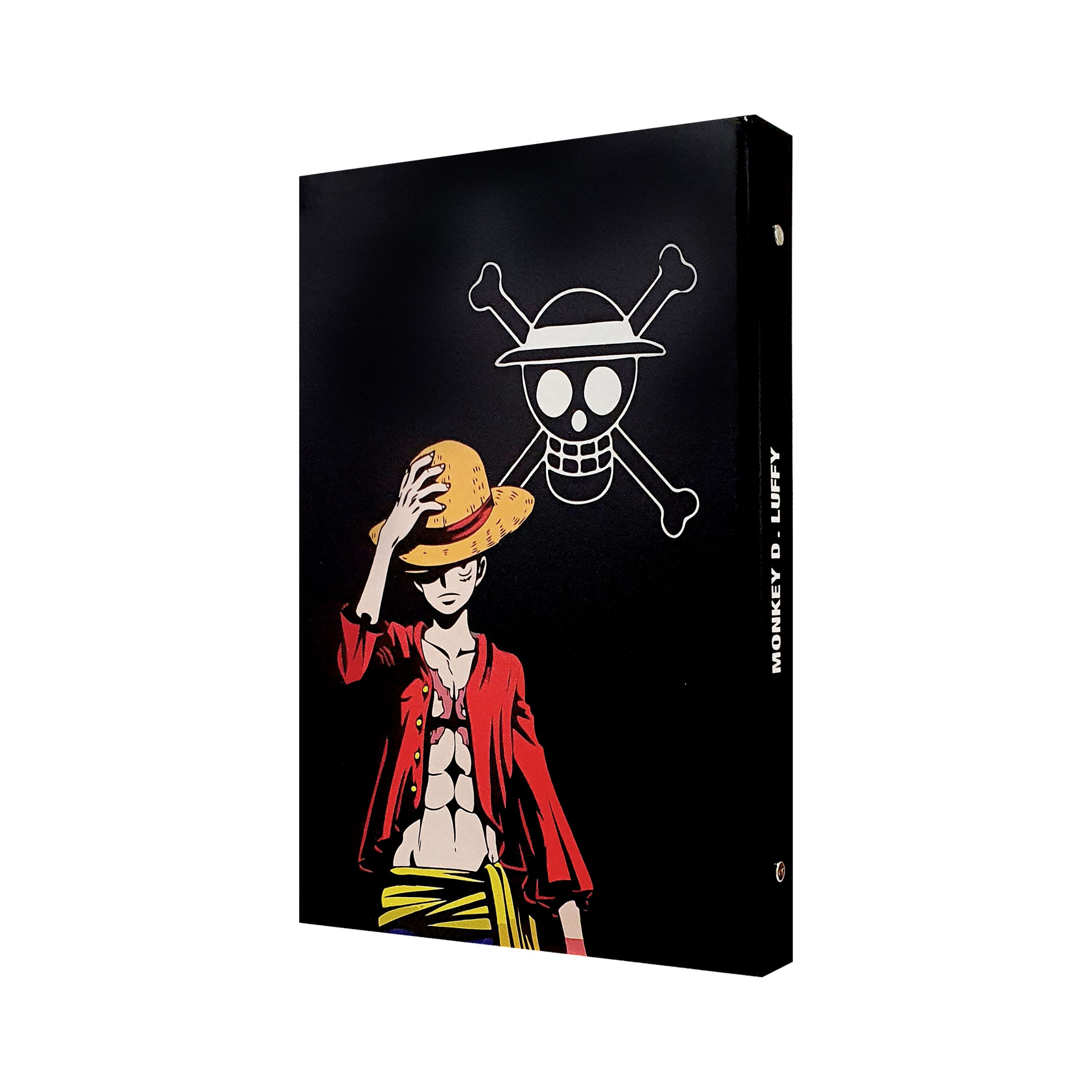 دفتر کلاسوری 100 برگ پدیده نقش مدل 26 حلقه کالکشن انیمه طرح monkey.d.luffy کد 02