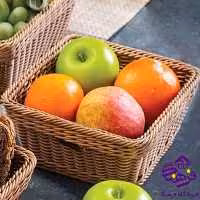 سبد بافت طرح ترلان سایز 2 زیبا