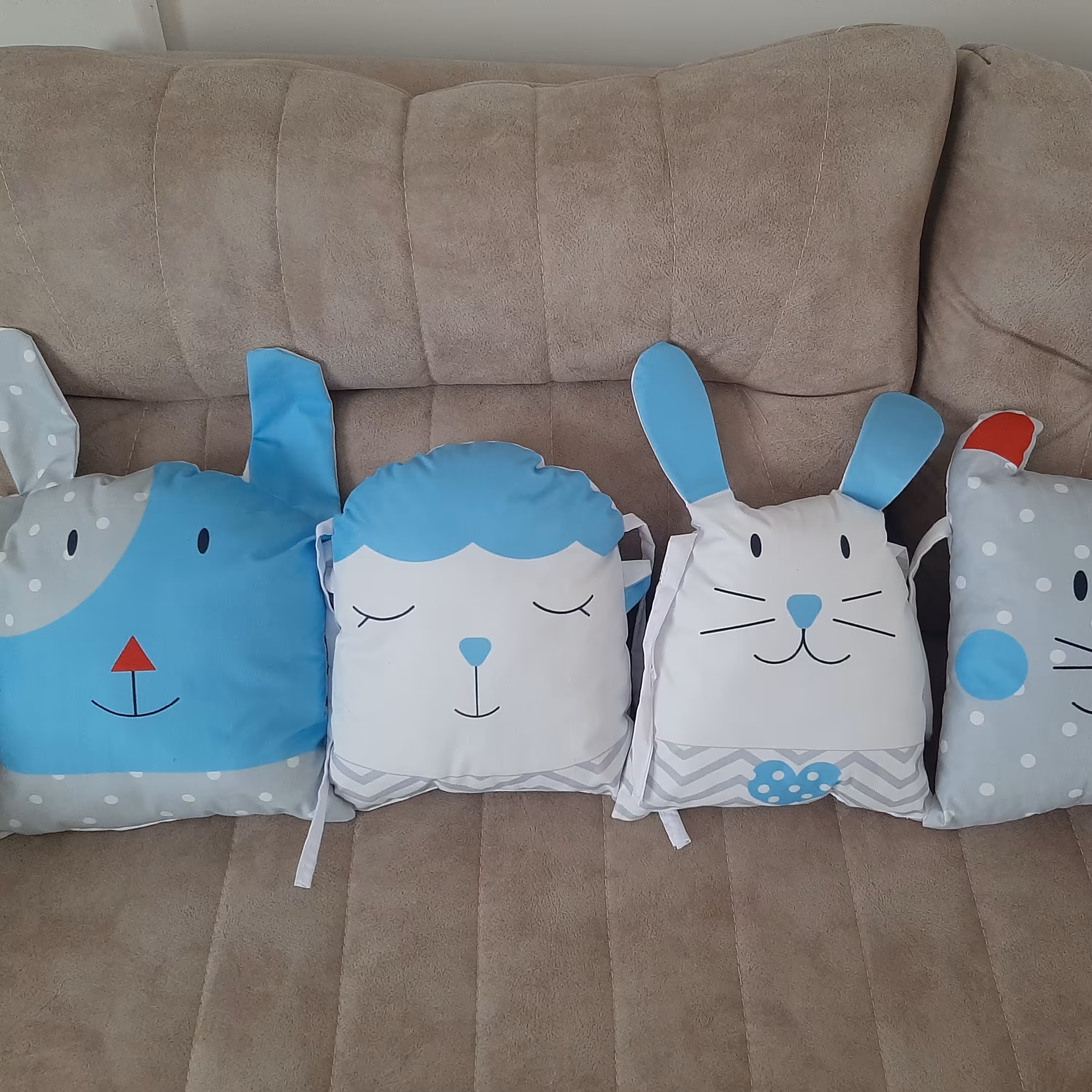 کوسن عروسکی 4 عددی طرح حیوانات جنگل