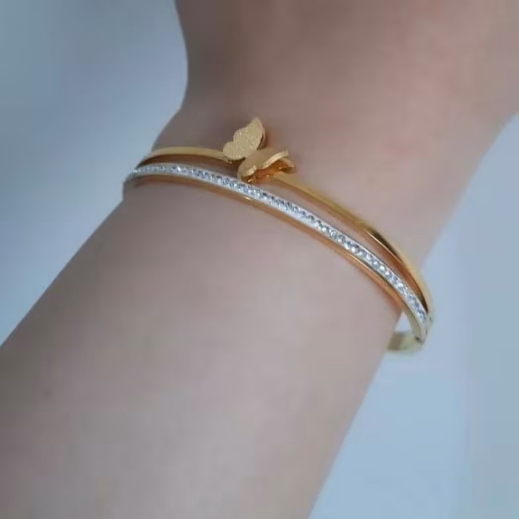 دستبند النگویی پروانه