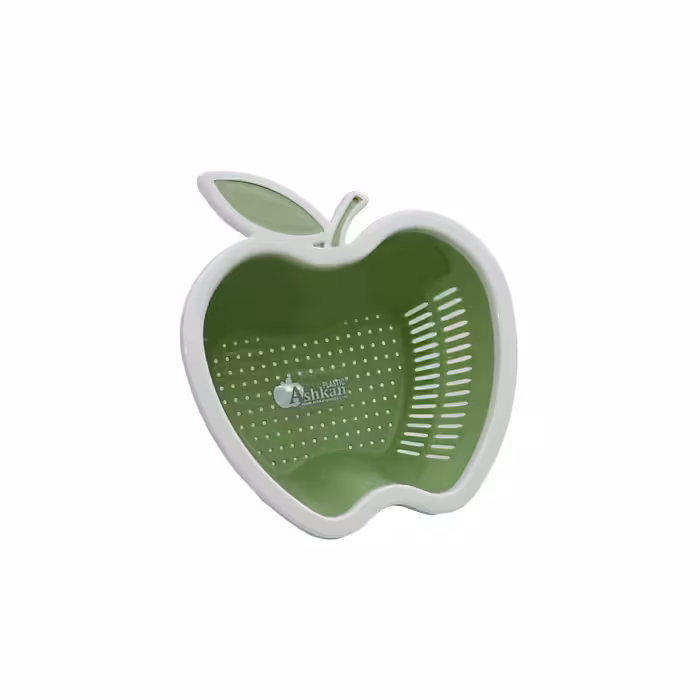 صافی سینک طرح سیب دورنگ سایز 1 اشکان پلاستیک