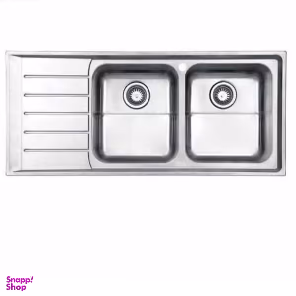 سینک ظرفشویی استیل البرز مدل 735 توکار