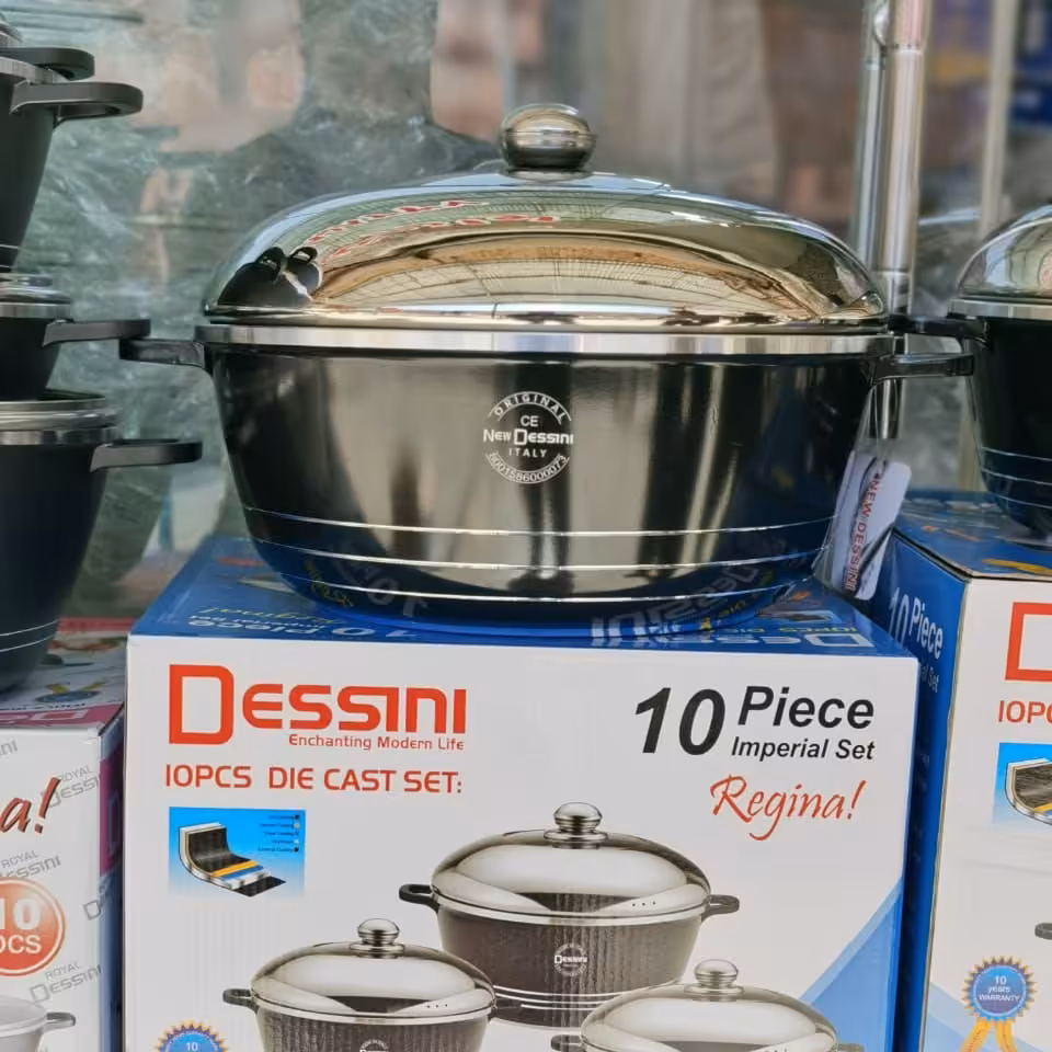 سرویس قابلمه دسینی درب استیل