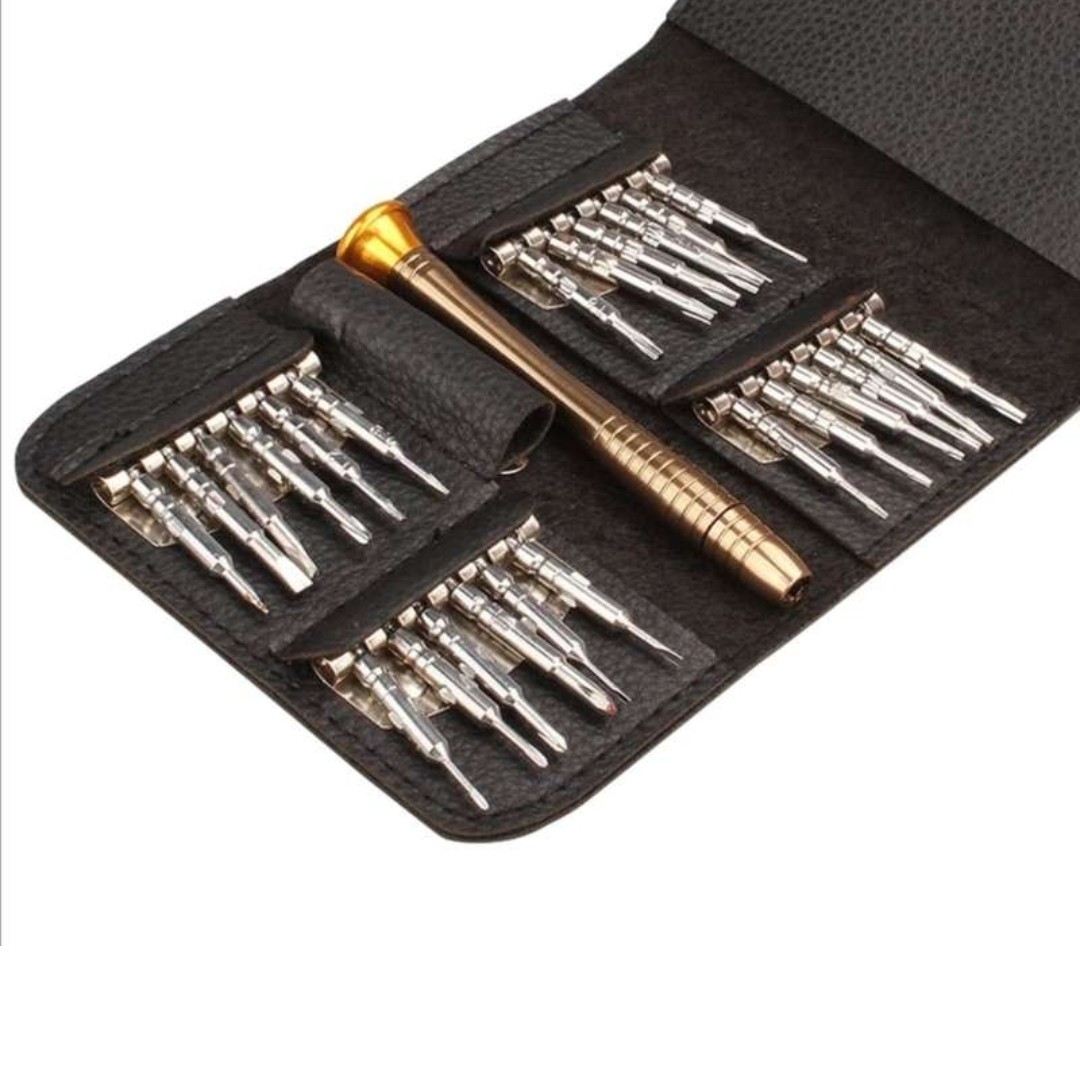 پیچ گوشتی ساعتی مجموعه 25 عددی