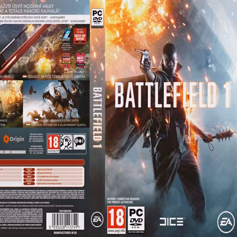 بازی کامپیوتری  BATTELFIELD 1