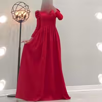 پیراهن ماکسی مجلسی  کرپ مازاراتی آیسو در سه رنگ زیبا