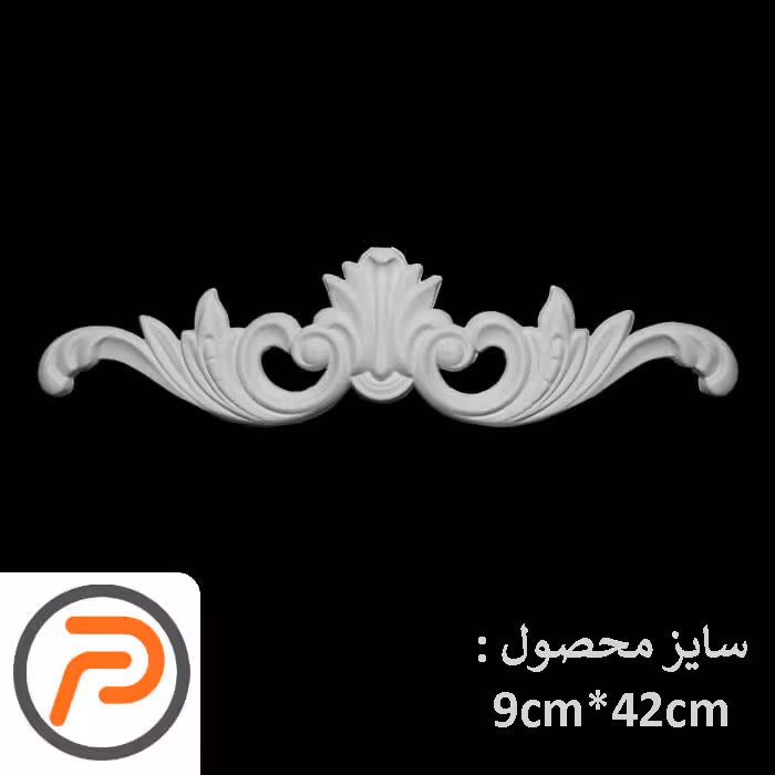 گل تزیینی طرح منبت pvc کد 169