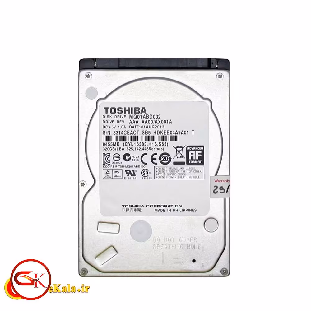 هارد TOSHIBA Refurbished- خرید هارد لپ تاپ توشیبا با ظرفیت 320 گیگابایت