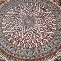 رومیزی و سفره قلمکار اصفهان گرد  طرح صادراتی فوق العاده زیبا