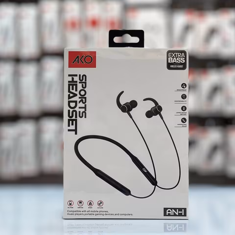 هندزفری بلوتوثی گردنی باکیفیت و گارانتی دار AKO مدل AN_1