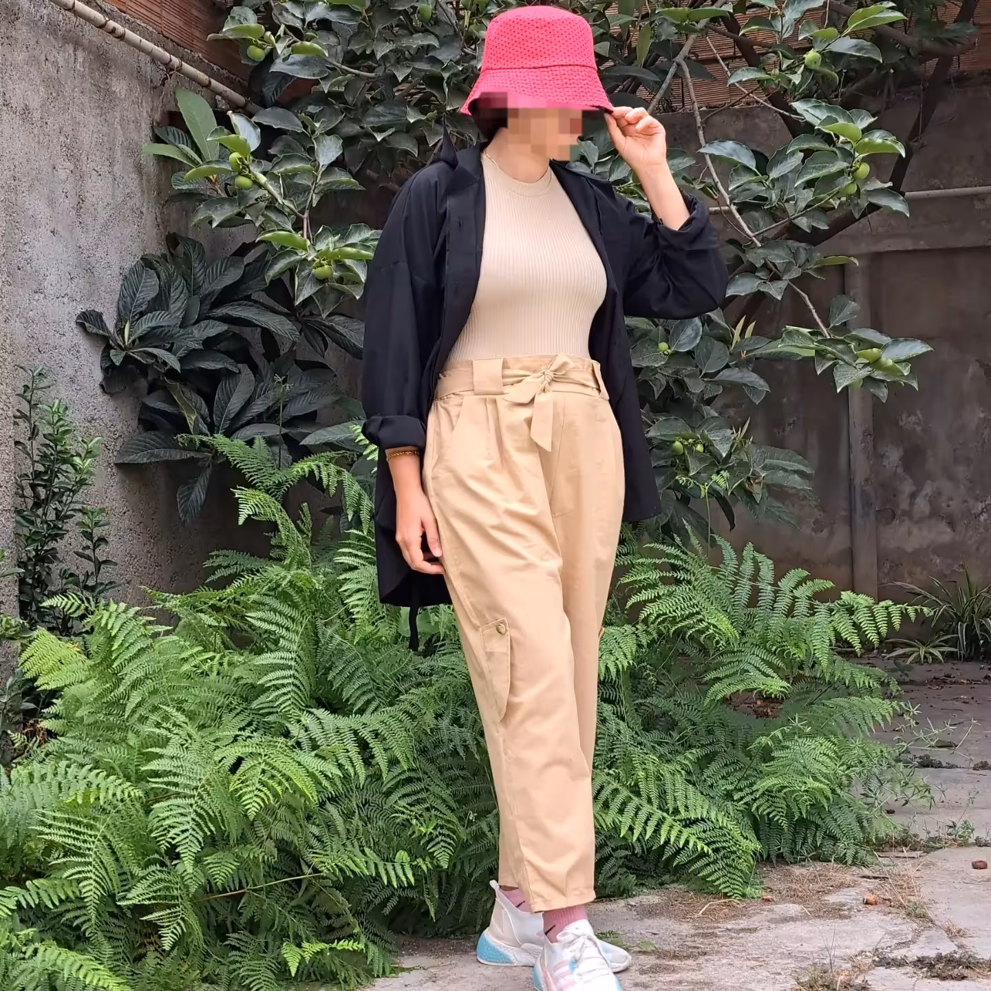 شلوار زنانه مام فیت لینن