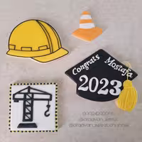 کوکی دکوراتیو رویال آیسینگ تزیینی طرح فارغ التحصیلی