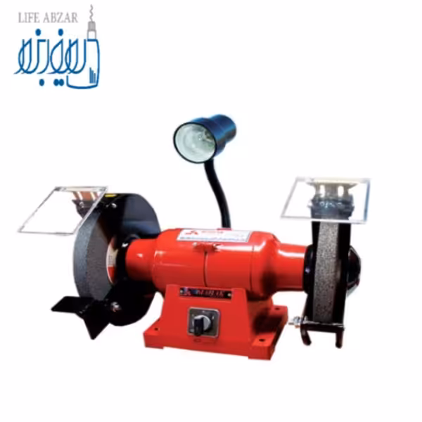 ماشین سنگ سنباده 250 میلیمتر تک و سه فاز چراغ دار محک GD-250 HL