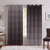 پرده پانچی رنگ نوک مدادی SA-4925