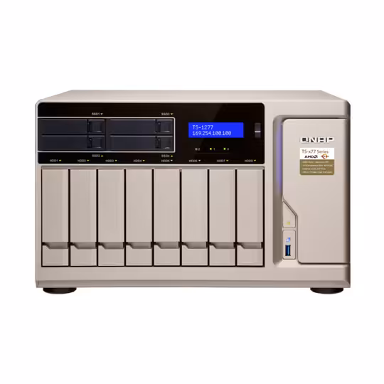 قیمت و خرید ذخيره ساز تحت شبکه کيونپ مدل TS-1277-1700-64G | یاس ارتباط