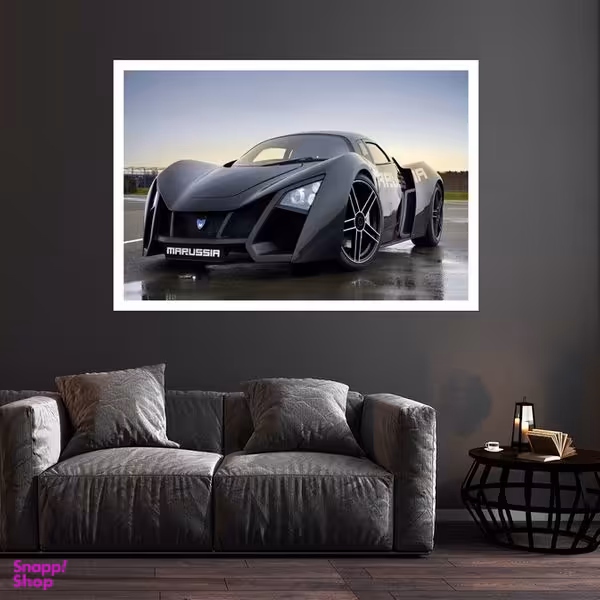 تابلو بکلیت طرح ماشین ماروسیا b2 مدل قاب شاسی W-s8955
