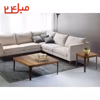 ست میز عسلی و جلو مبلی مربع مدل WALNUT کد MST10 MCT10