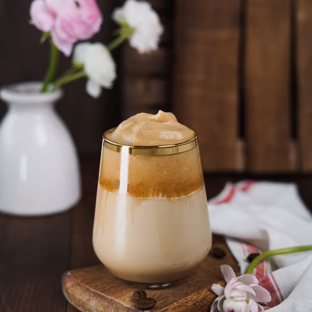 نیم لیوان لب طلایی بلوری ساخت ترکیه شرکت پاشاباغچه مدل آلگرا بسته شش عددی