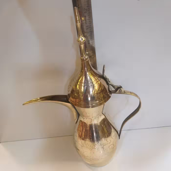 دله عربی یاقهوه جوش برنجی در3سایز ,کد103 سایز بزرگ  کد550-103