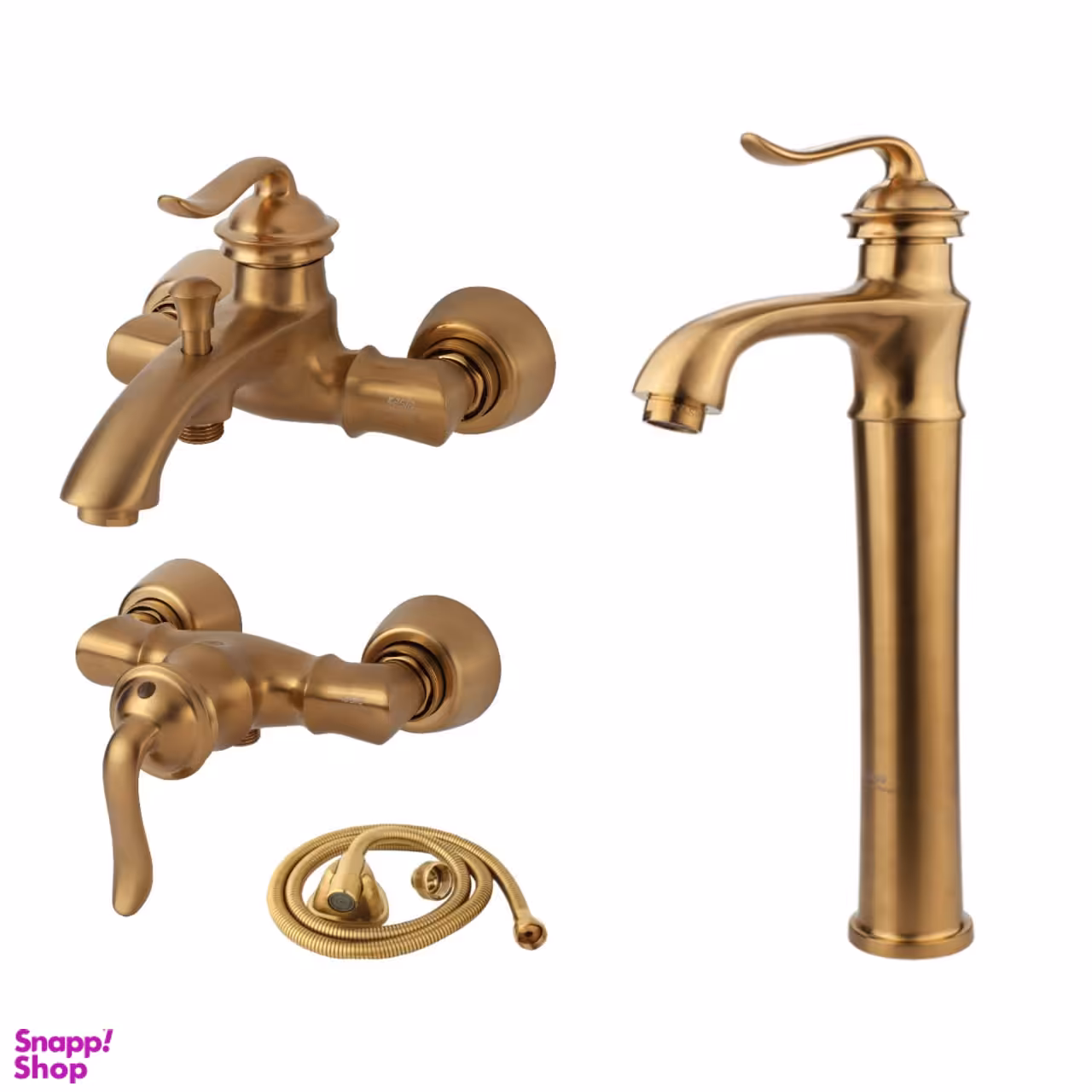 ست شیرآلات کسری مدل دانوب کد 01 مجموعه 4 عددی