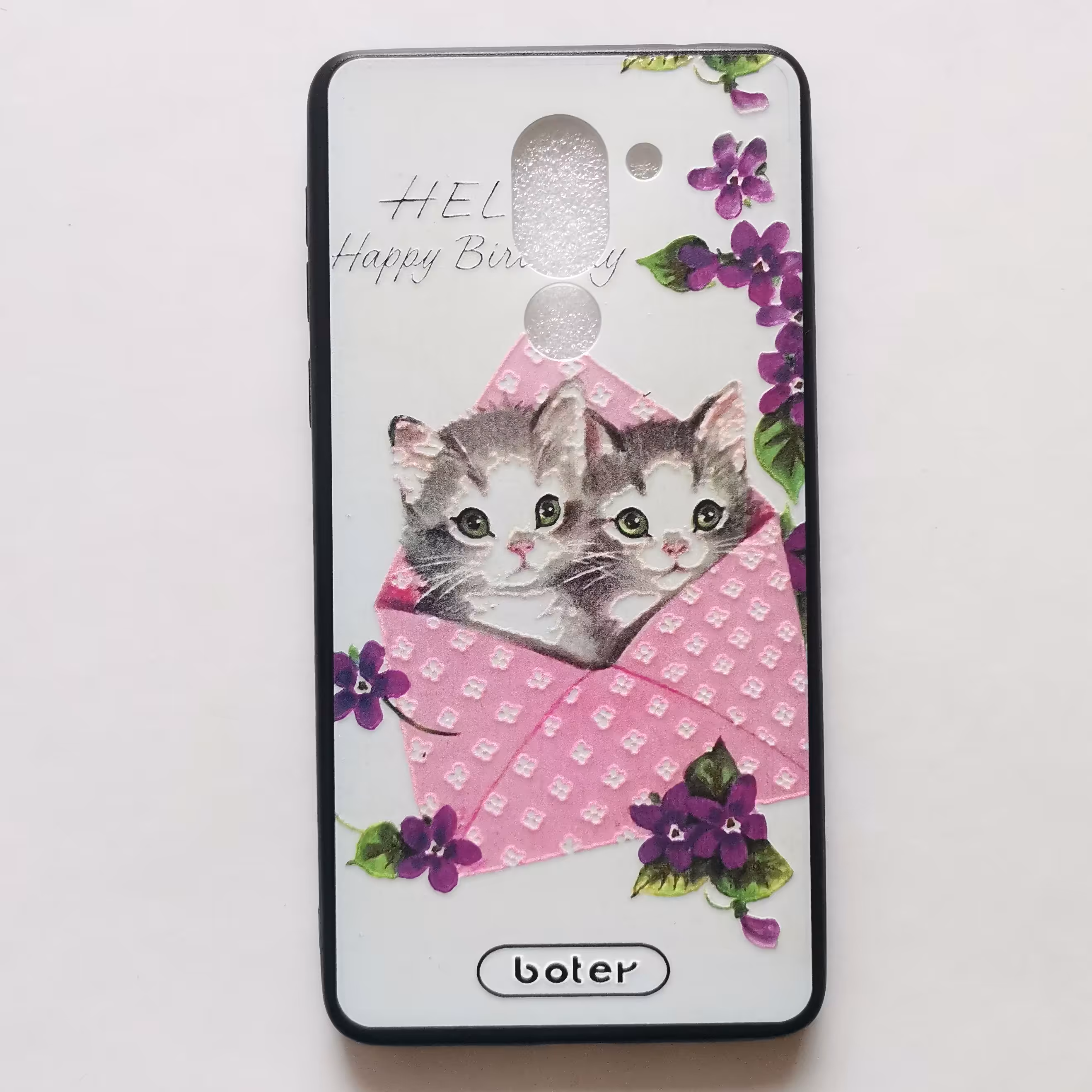 قاب طرحدار  گربه مناسب گوشی هوآوی Honor 6X