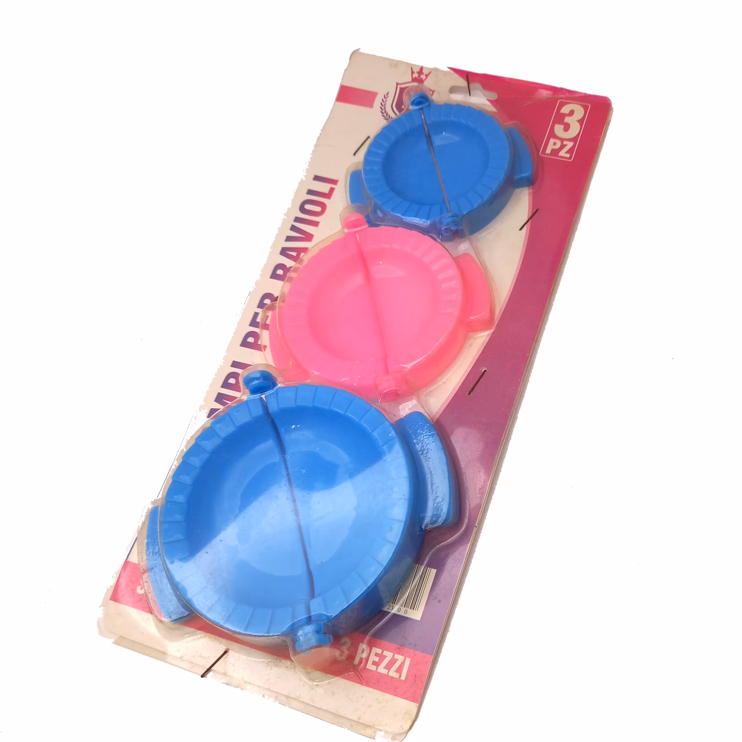 قالب پیراشکی 3 عددی جنس پلاستیک مقاوم در سه سایز