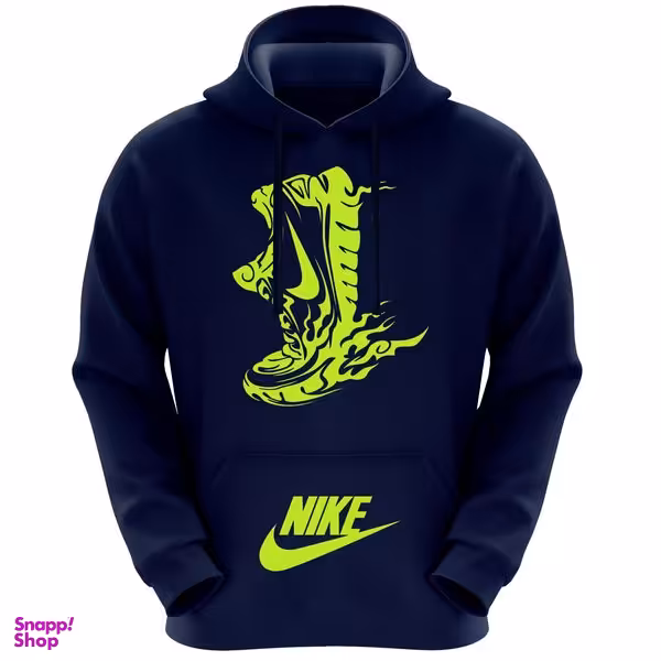 هودی مردانه طرح NIKE کد A52 رنگ سرمه ای